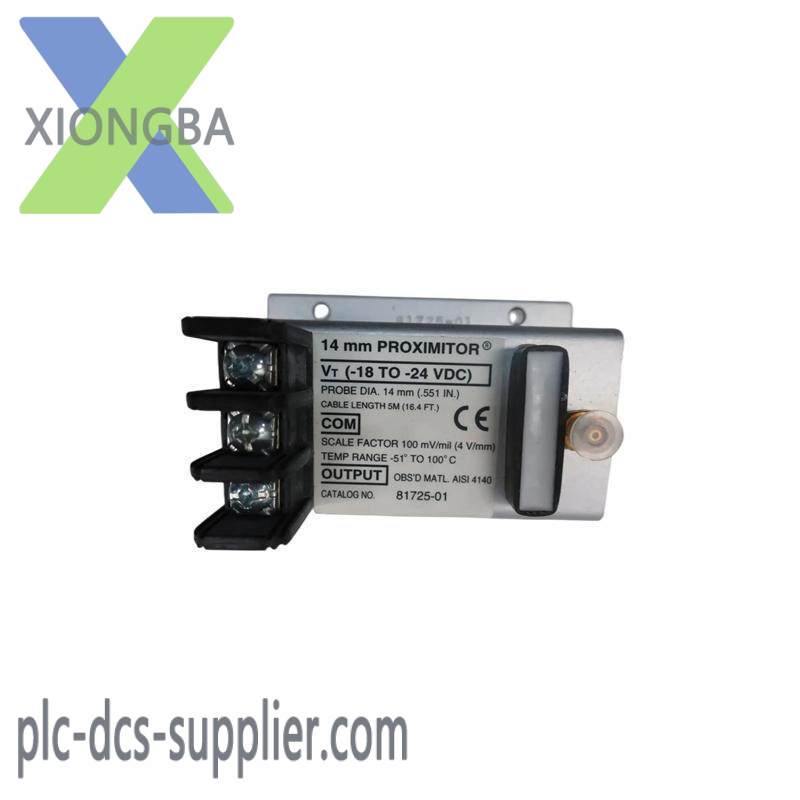 Bently Nevada 81725-02 PROXIMITOR SENSOR
