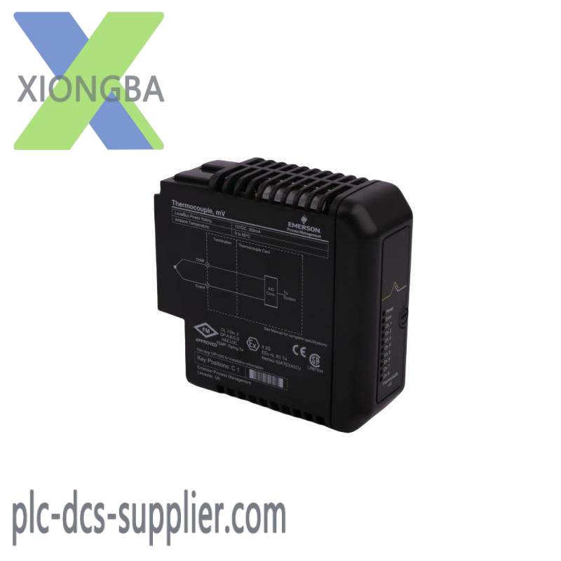 Emerson KJ3002X1-BA1 12P0680X072 Analog Input Module