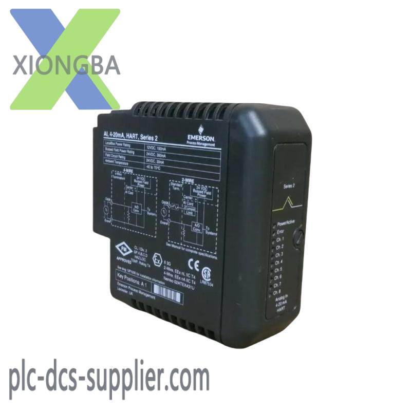 Emerson KJ3222X1-BA1 12P2532X092 Analog Input HART Module