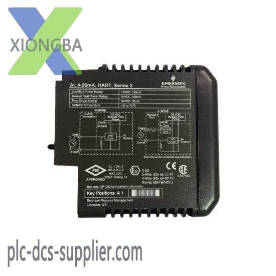 Emerson VE4003S2B2 DeltaV Analog Input Module