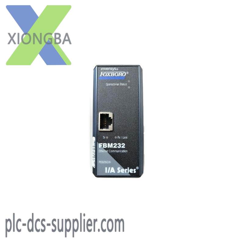 FOXBORO FBM232 Mbps Ethernet, Single