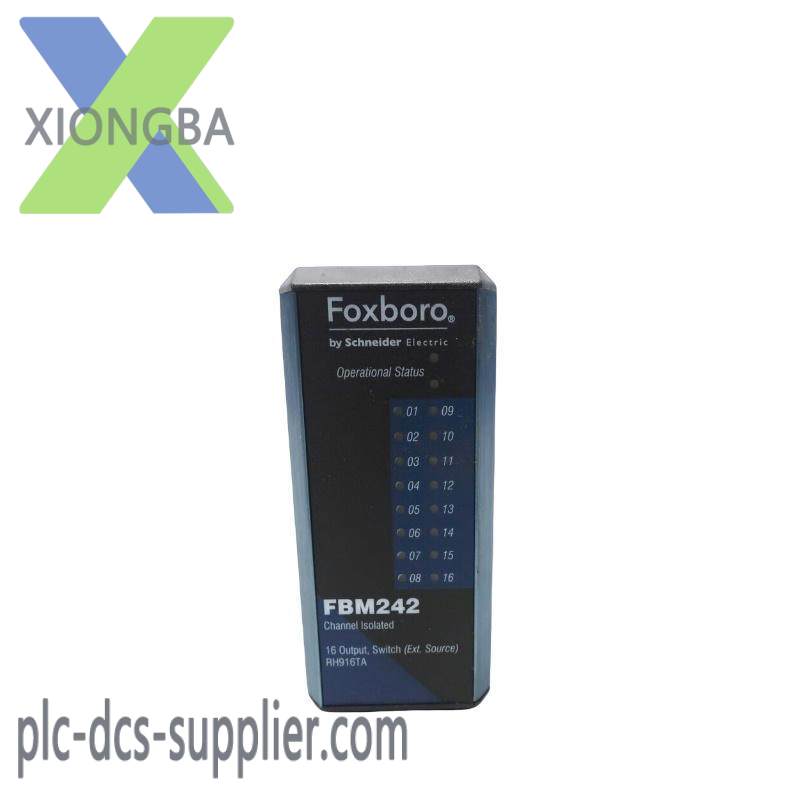 FOXBORO FBM242 RH916TA Channel Isolated 16 Output Switch