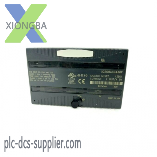 GE FANUC IC200ALG430F analog mixed module