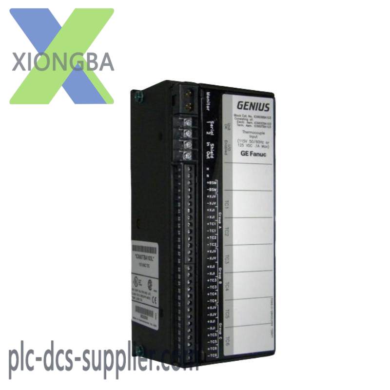 GE Fanuc IC660BBA021 THERMOCOUPLE INPUT BLOCK