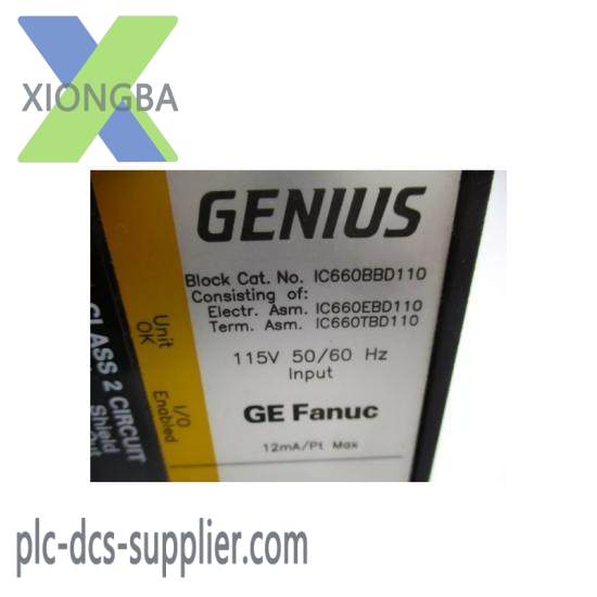 GE FANUC IC660BBD110 Discrete I/O