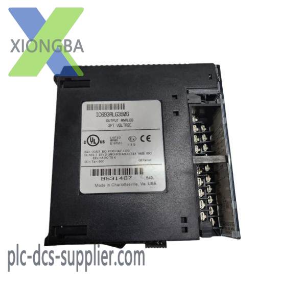 GE FANUC IC693ALG390 Analog Output I/O