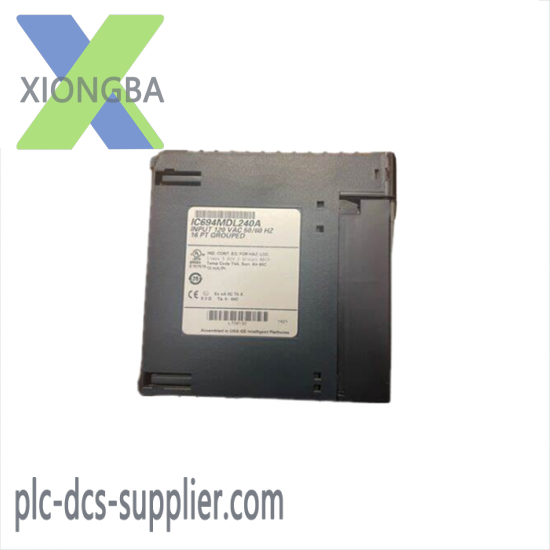 GE FANUC IC694MDL240A 120 Volt AC Input Module