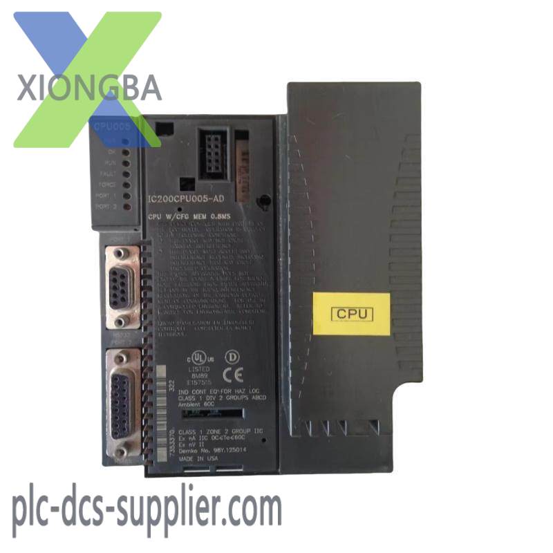 GE IC200CPU005 CPU module