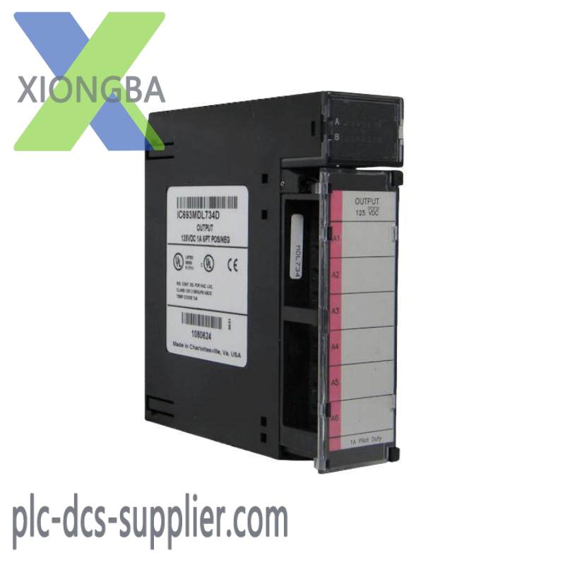 GE IC693MDL734D Positive/Negative Logic 1 Amp Output module
