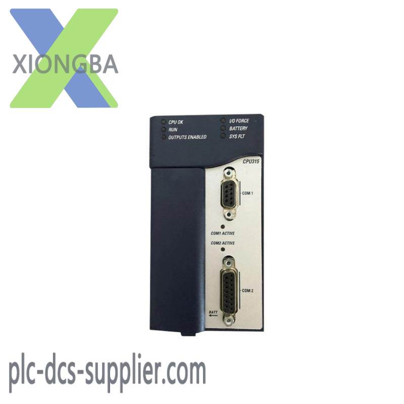 GE IC695CPU315 CPU CONTROL MODULE