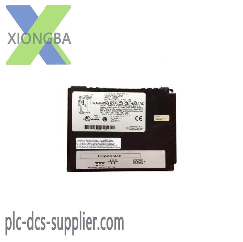 GE IC754VGI06STD OPERATOR INTERFACE