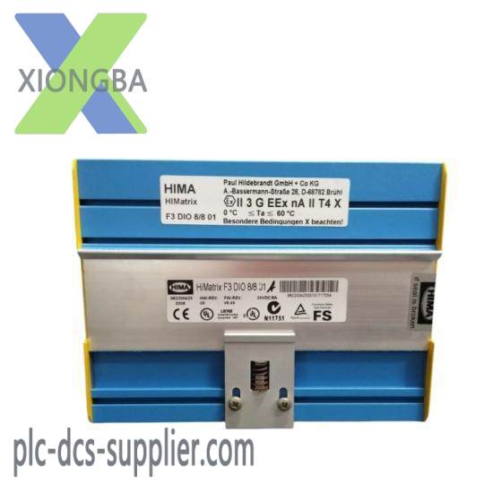 Hima F3 DIO 8/8 01 Hiamtrix F3 DIO 8/8 01 Control Module