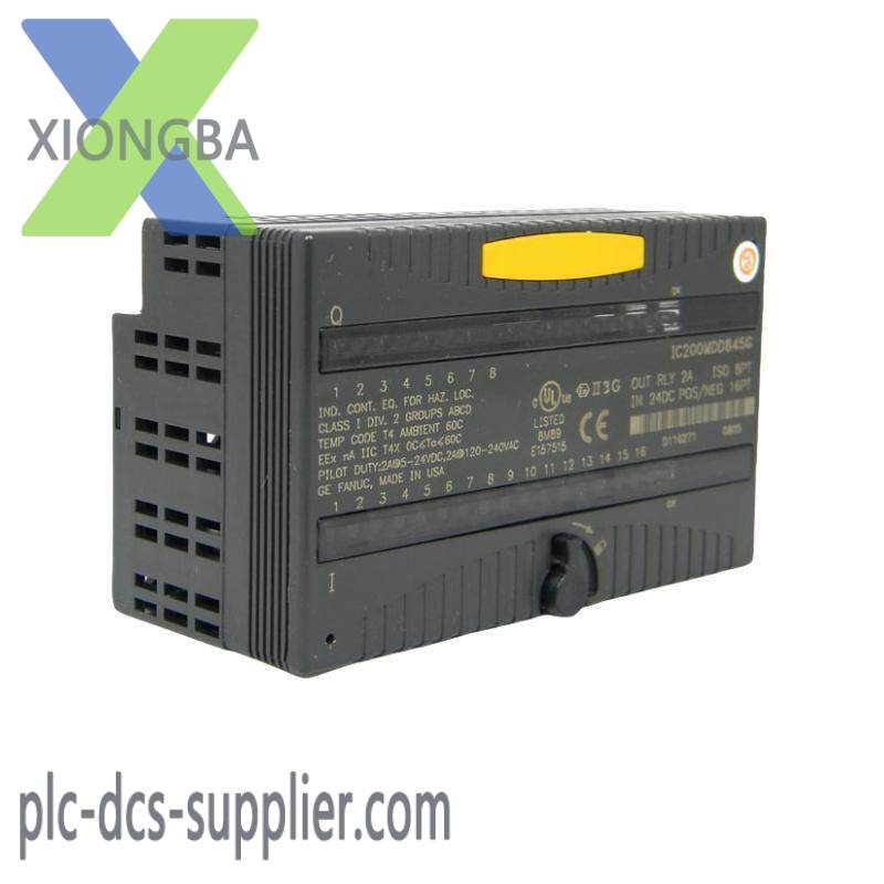 GE Fanuc IC200MDD845 Mixed I/O module
