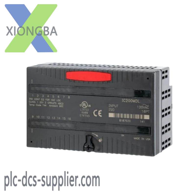 GE IC200MDL241 AC Input Module with 16 points