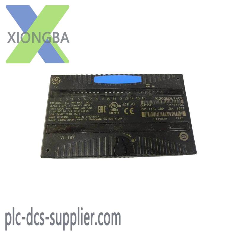 GE IC200MDL740 Positive Logic Output Module