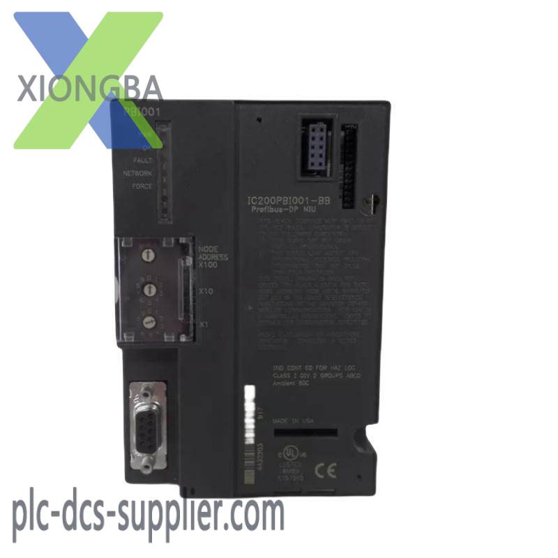 GE IC200PBI001 Profibus-DP Network Interface Unit