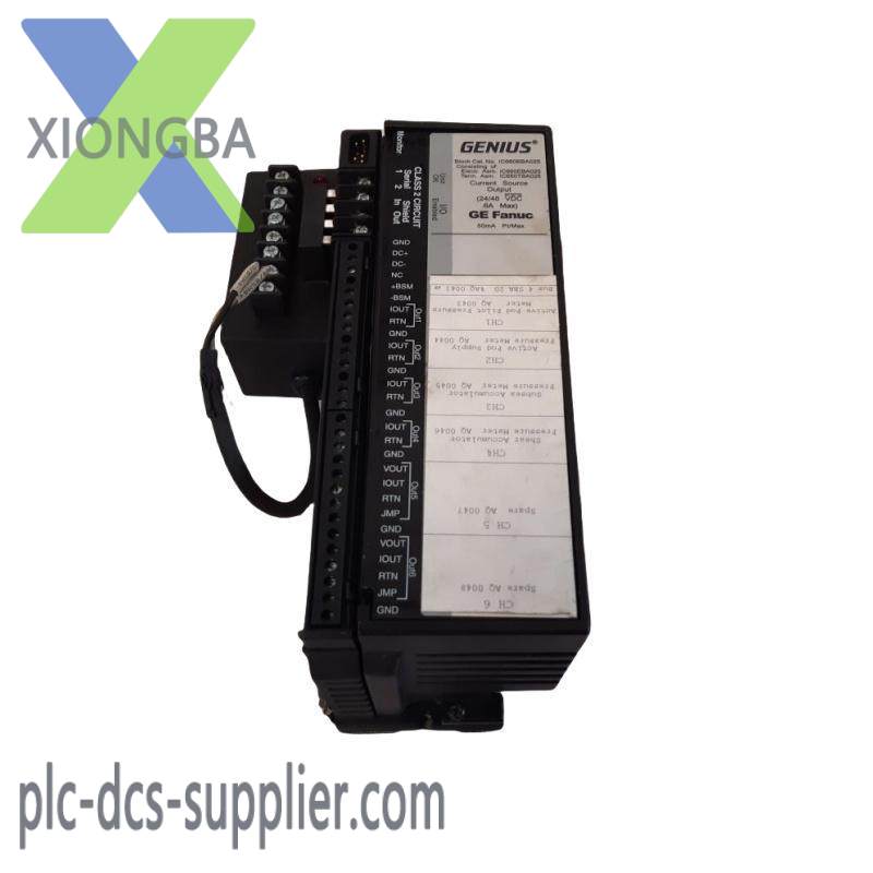 GE Fanuc IC660BBA025 Block 24/48Vdc Analog Current Source