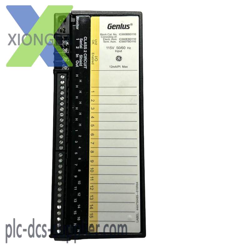 GE IC660BBD110 Discrete input block