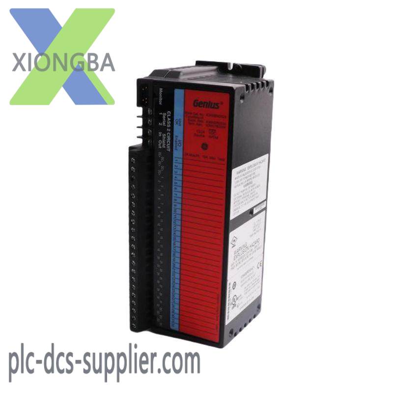 GE Fanuc IC660BRD024 Genius 12/24VDC Source Block