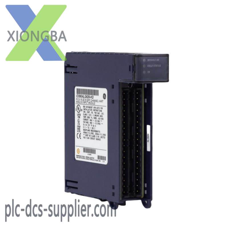 GE IC695ALG626 ANALOG INPUT HART MODULE