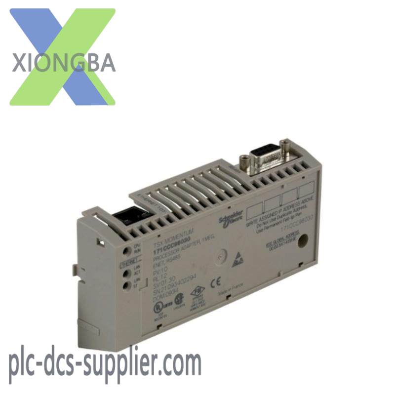 Schneider 171CCC98030 PROCESSOR MODULE W/ ETHERNET