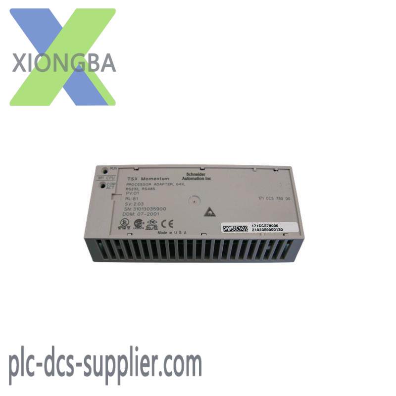 Schneider 171CCS78000 PROCESSOR ADAPTER MODULE