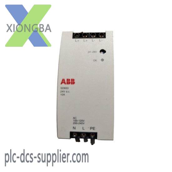 SD833 3BSC610066R1 Power Supply ABB