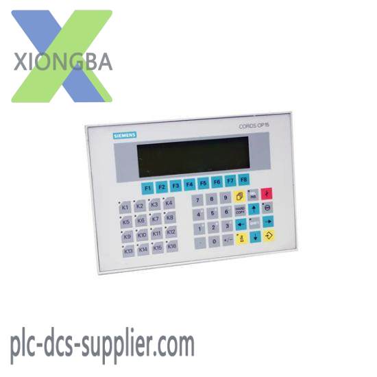 SIEMENS 6AV3515-1MA30 OP15/C1 Operator Panel