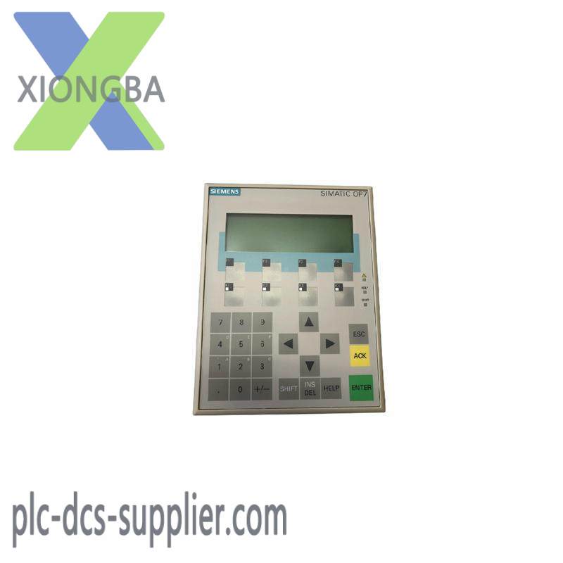 SIEMENS 6AV3607-1JC20-0AX1 OPERATOR INTERFACE