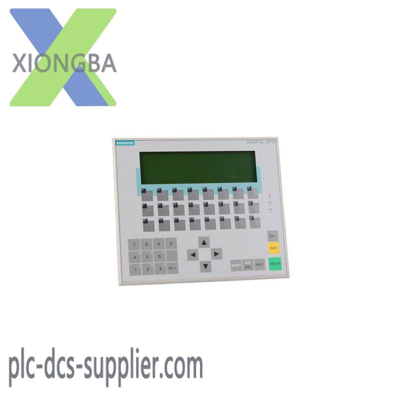 SIEMENS 6AV3617-1JC20-0AX1 OPERATOR INTERFACE