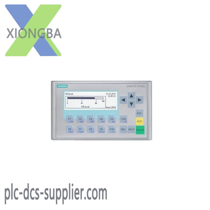 SIEMENS 6AV6647-0AH11-3AX0 BASIC PANEL