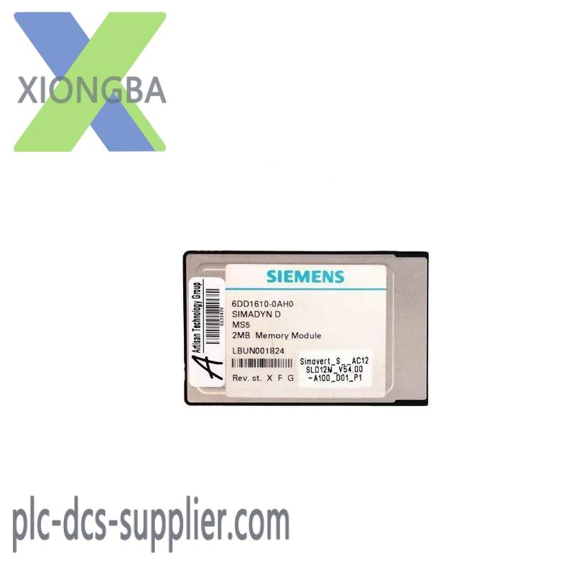 SIEMENS 6DD1610-0AH0 SIMADYN D Memory Submodule