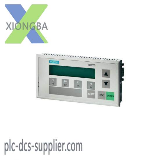 Siemens 6ES7272-0AA20-0YA0 TD 200 Display Panel