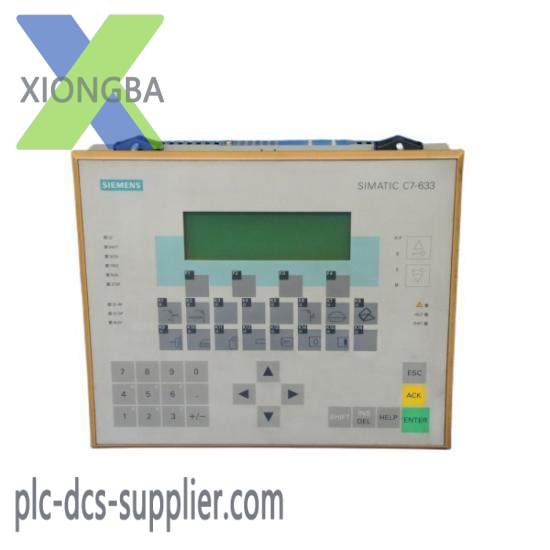 SIEMENS 6ES7633-2BF02-0AE3 C7-633DP Compact Display & Control Unit