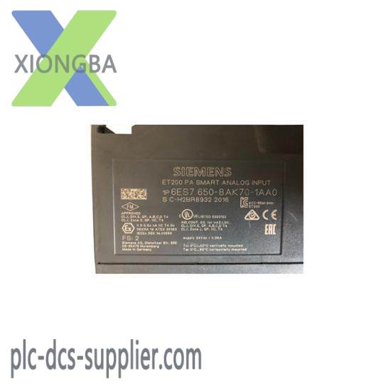 SIEMENS 6ES7650-8AK70-1AA0 Analog input module