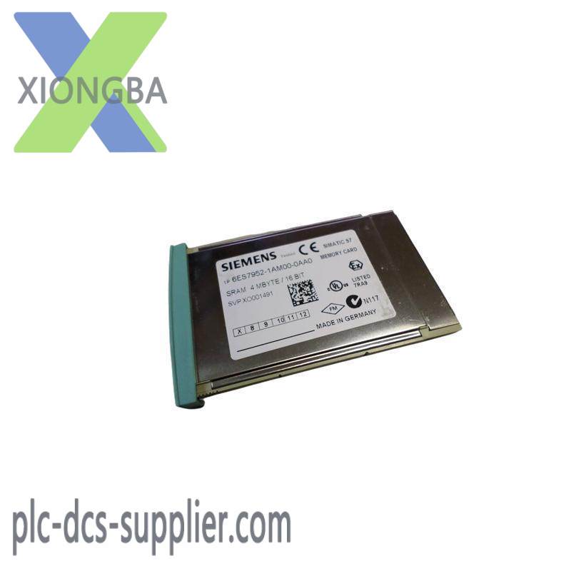 SIEMENS 6ES7952-1AM00-0AA0 RAM MEMORY CARD