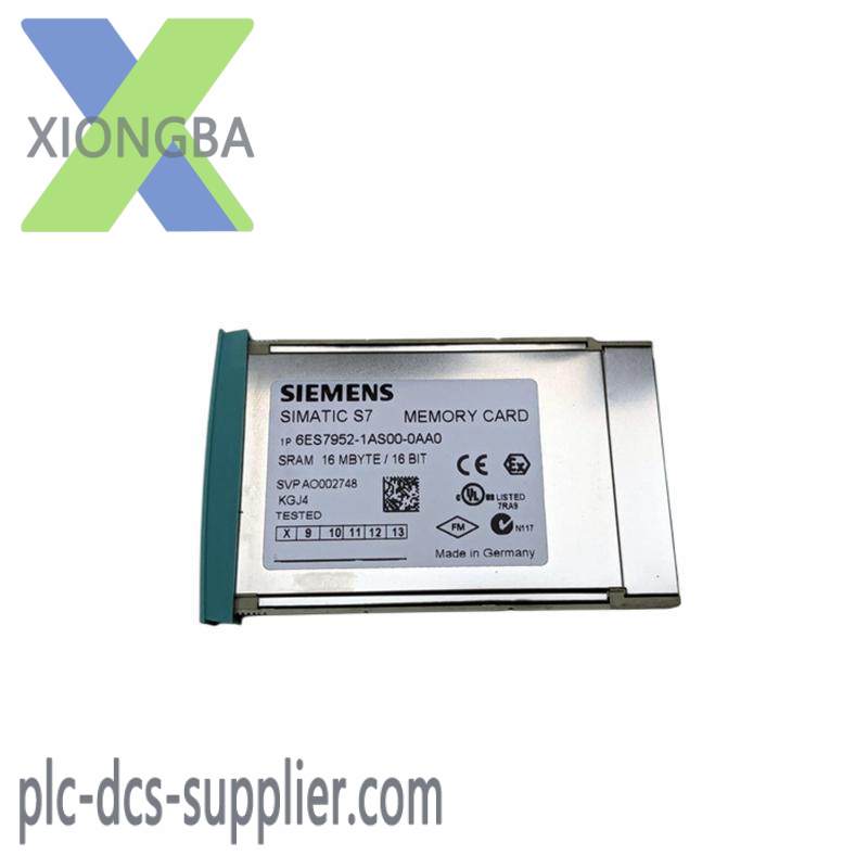 SIEMENS 6ES7952-1AS00-0AA0 MEMORY RAM CARD