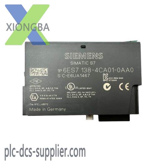 Siemens 6ES7 138-4CA01-0AA0  Power Module