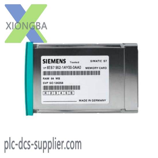 Siemens 6ES7 955-2AM00-0AA0  RAM Memory Card - 4MB