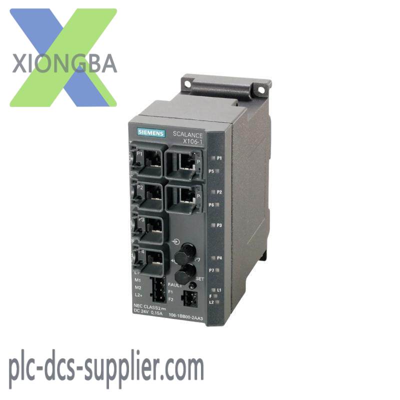 SIEMENS 6GK5106-1BB00-2AA3 Ethernet Switch Scalance