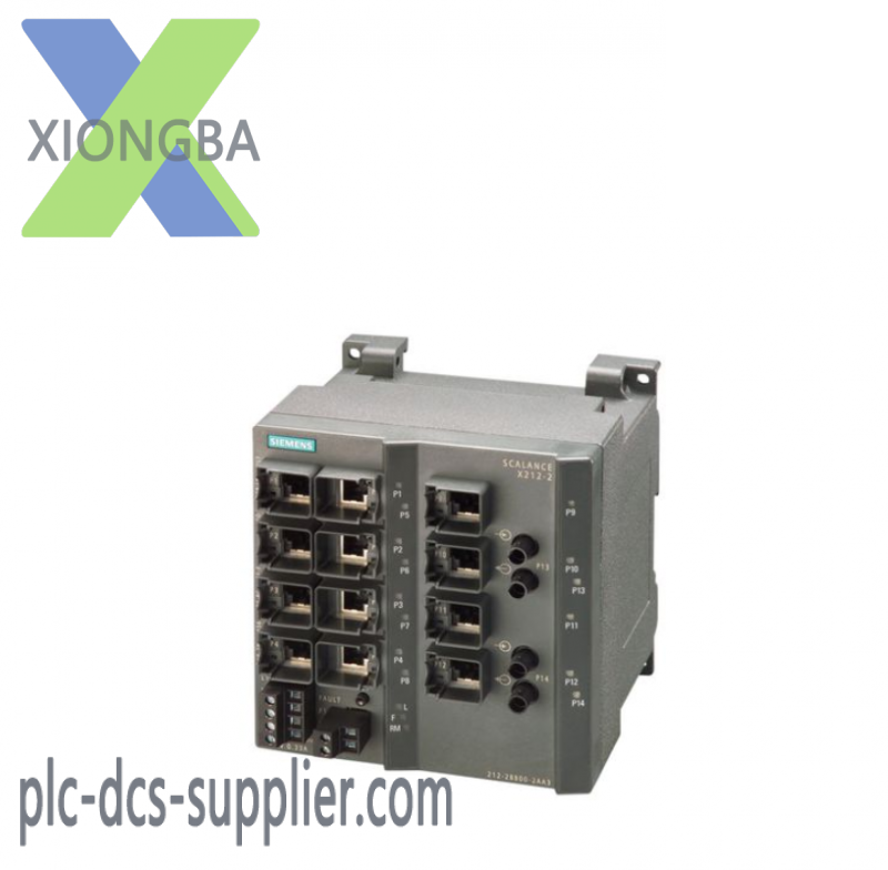 SIEMENS 6GK5212-2BB00-2AA3 managed IE switch