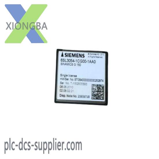 Siemens 6SL3 054-1CG00-1AA0 Compact Flash Card