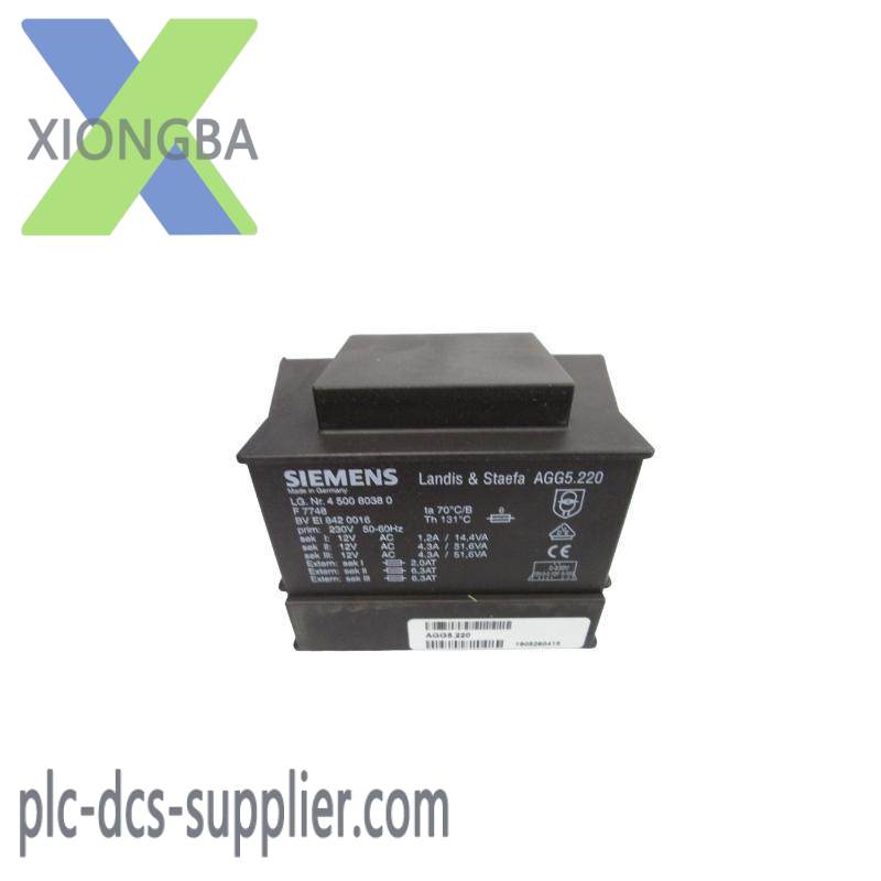 SIEMENS AGG5.220 Mains transformer, for LMV5 system