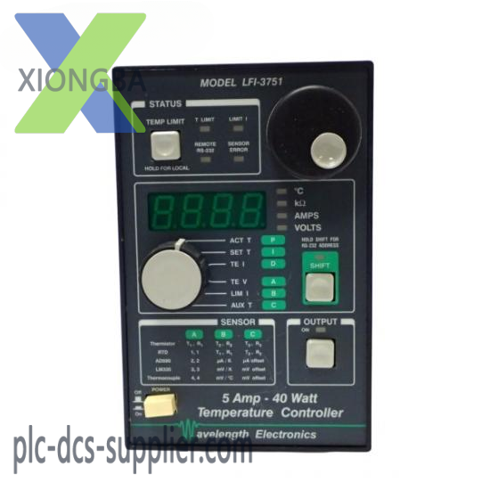 WAVELENGTH ELECTRONICS LFI-3751 TEMPERATURE CONTROLLER