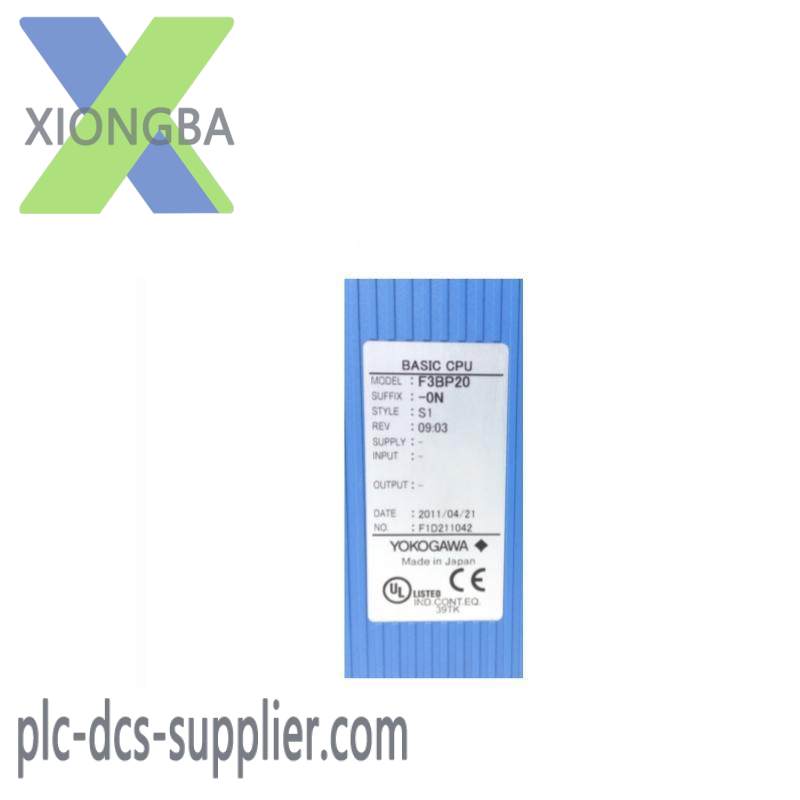 YOKOGAWA F3BP20-0N Basic CPU Module