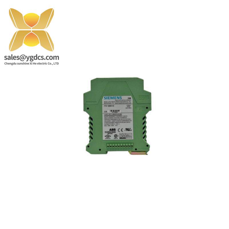 SIEMENS 16804-42 EIM ELECTRICAL INTERFACE MODULE