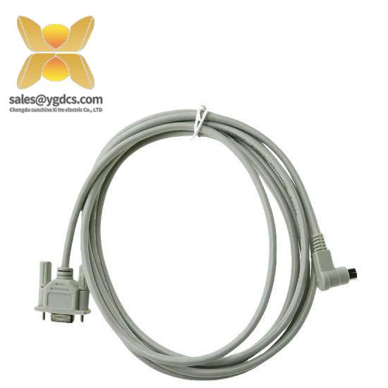 1761-CBL-PM02 8-Pin Mini DIN to 9-Pin D Shell RS232 Cable