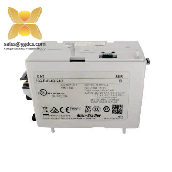 193-EIO-63-24D 193EIO6324D I/O Overload Control Module Relay