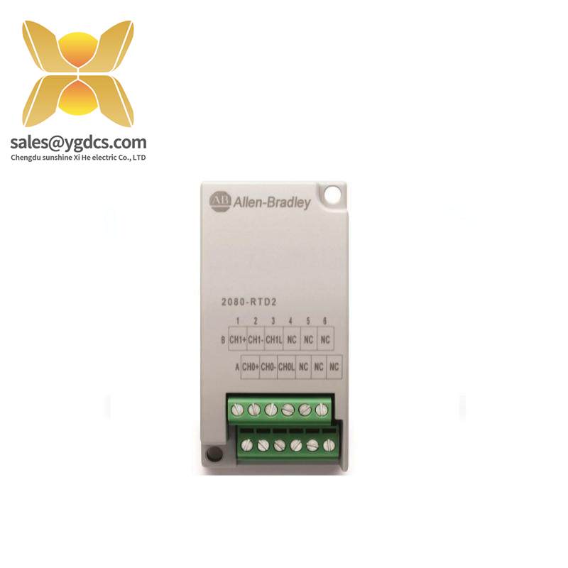 AB 2080-RTD2 Resistance Thermometer Detector Inputs