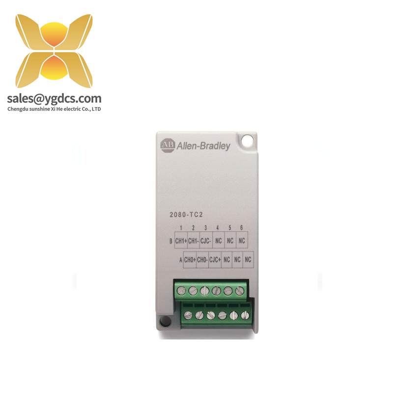 AB 2080-TC2 NON ISOLATED THERMOCOUPLE MODULE MIRCO 800